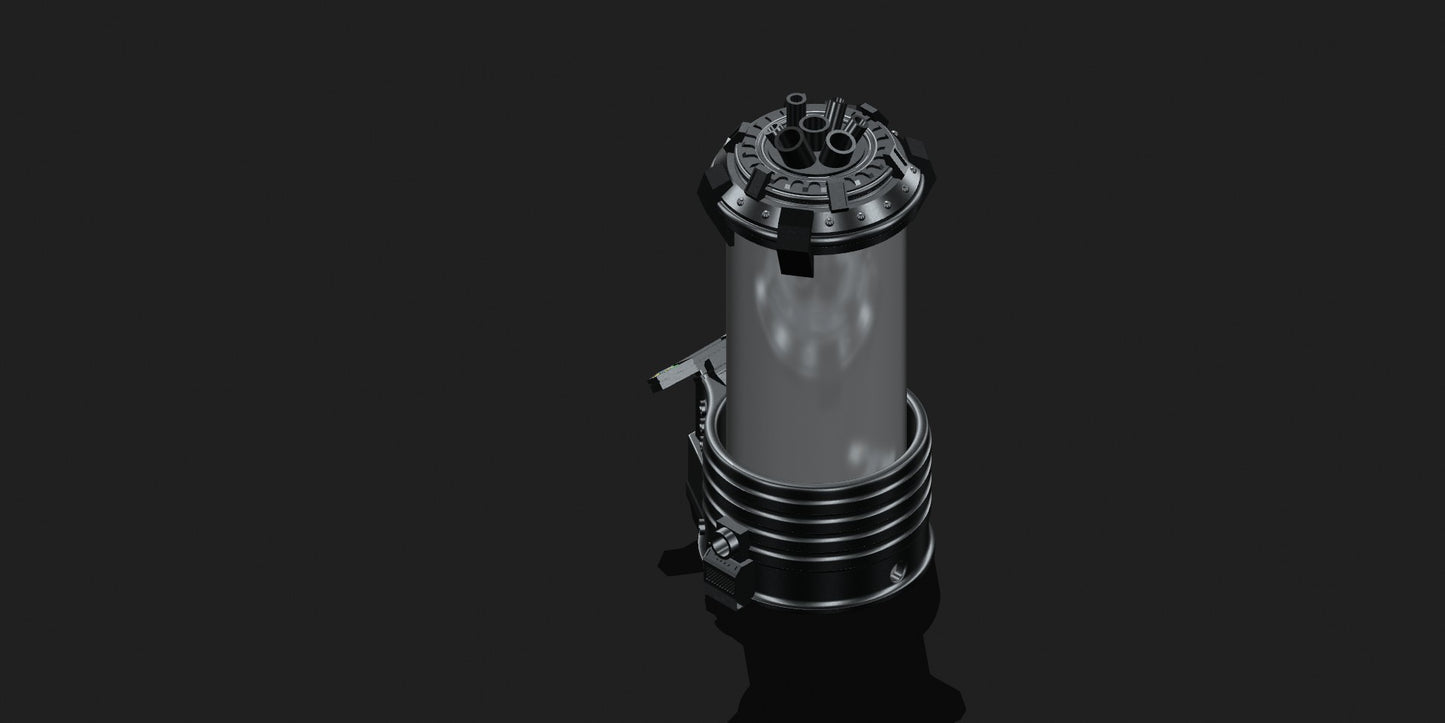 Bio-Weapon Containment Tank – 1:12 Scale - STL Download