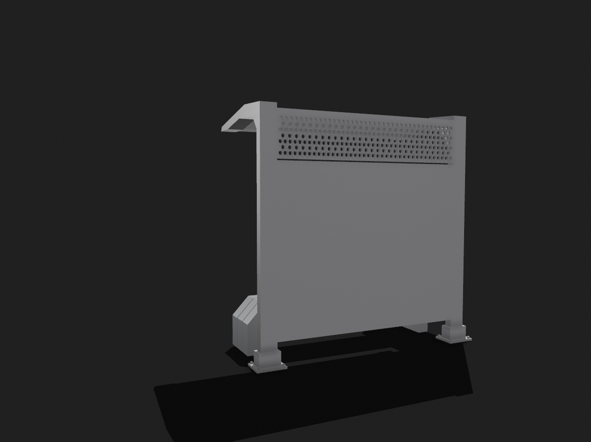 1:12 Scale Urban Bus Stop – 3D Printable STL File