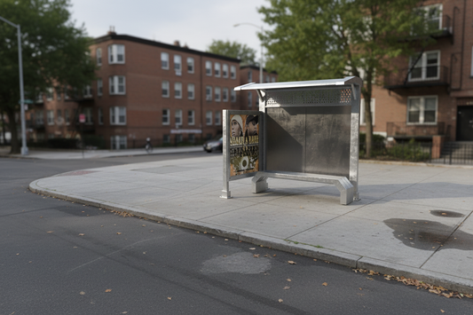 1:12 Scale Urban Bus Stop – 3D Printable STL File