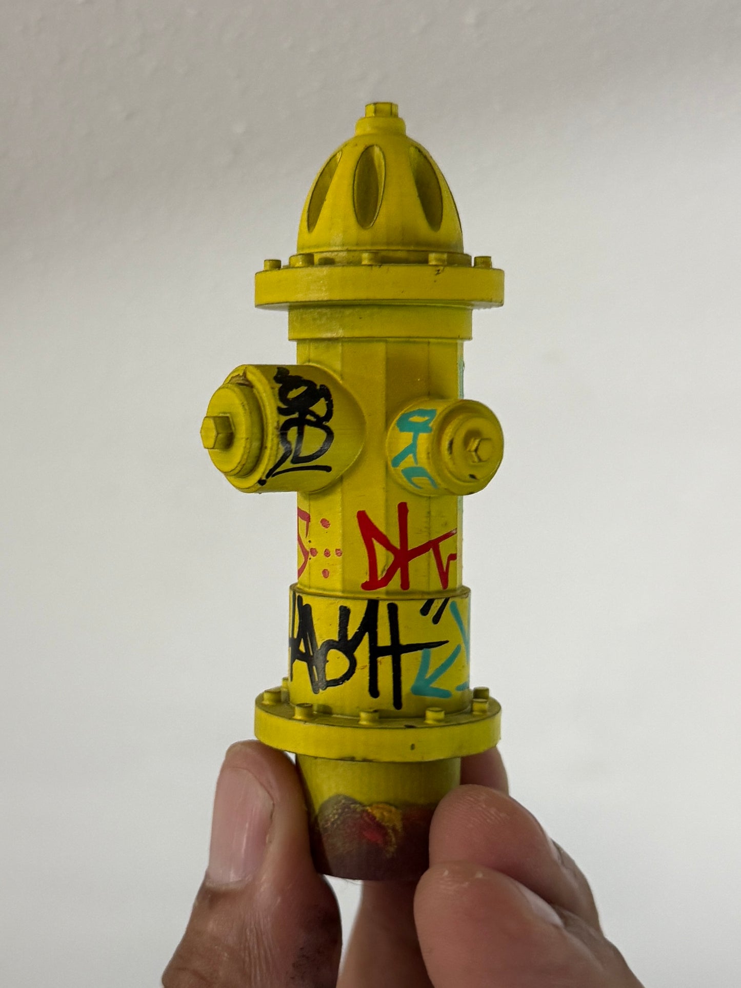 1:12 Scale Street Fire Hydrant – Weathered Urban Prop