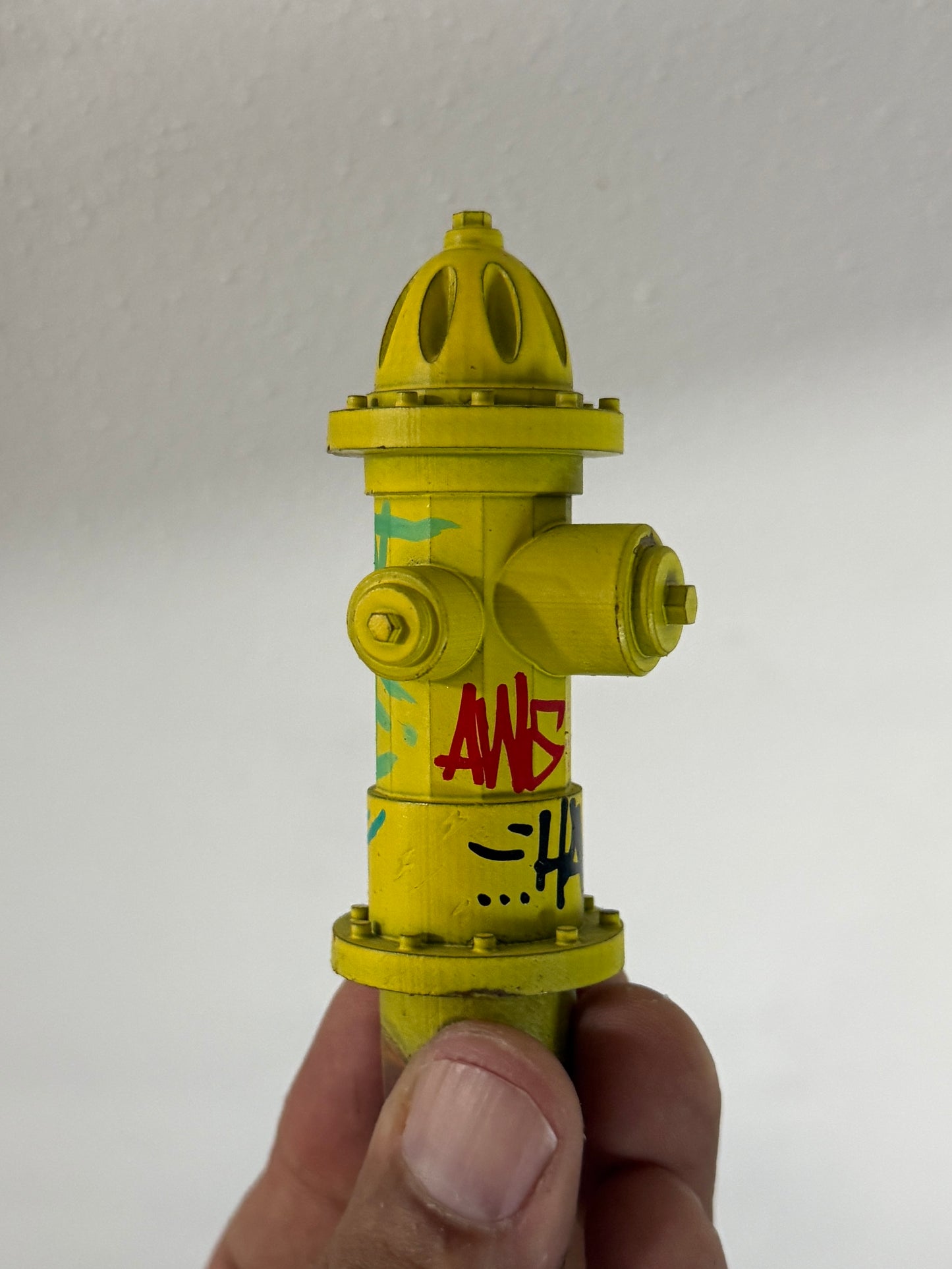 1:12 Scale Street Fire Hydrant – Weathered Urban Prop