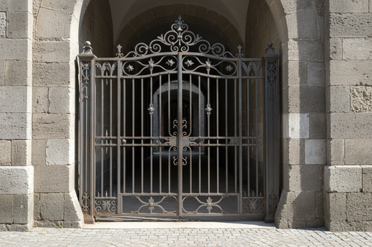 Functional 1:12 Scale Decorative Security Gate – STL / Diorama Prop