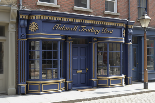 InkWell Trading Post Diorama STL | 1:12 Scale Storefront (Digital Download)