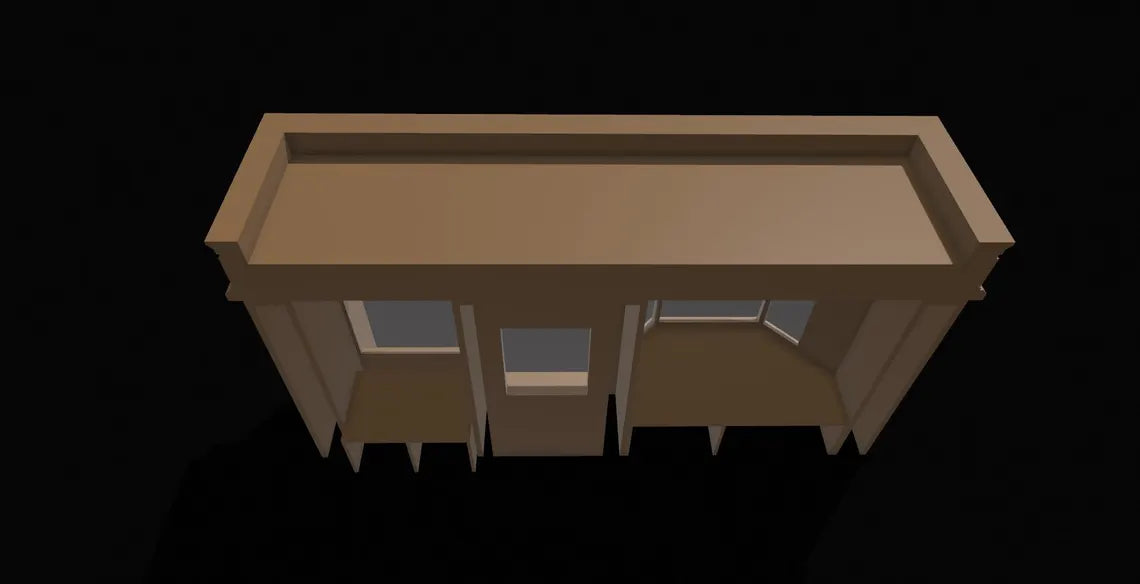 1:12 Scale Vintage Storefront Diorama STL