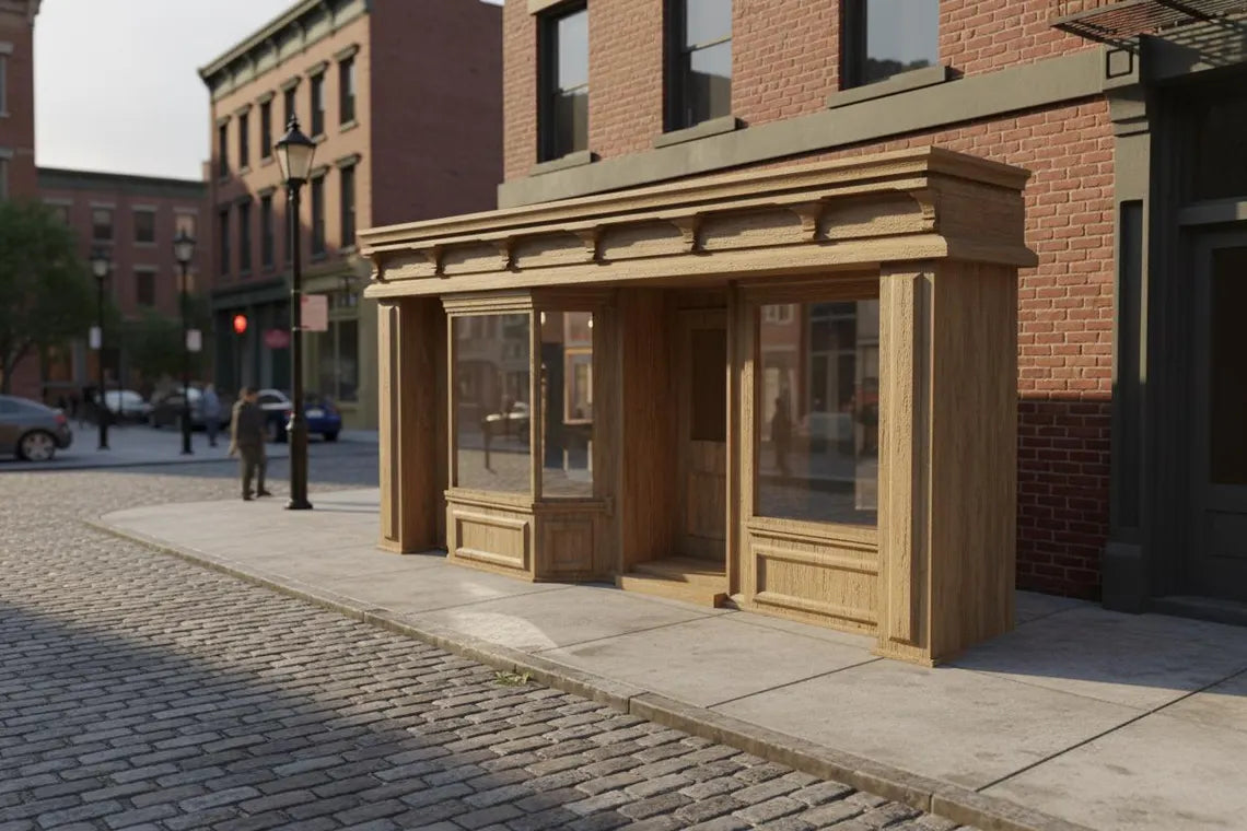 1:12 Scale Vintage Storefront Diorama STL