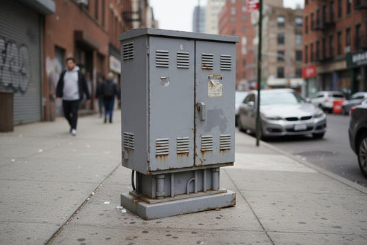 1:12 Scale Electrical Utility Box STL – Miniature Diorama Prop
