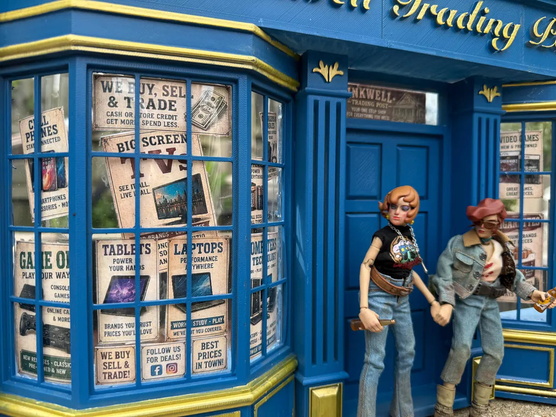Inkwell Trading Post 1:12 scale Diorama