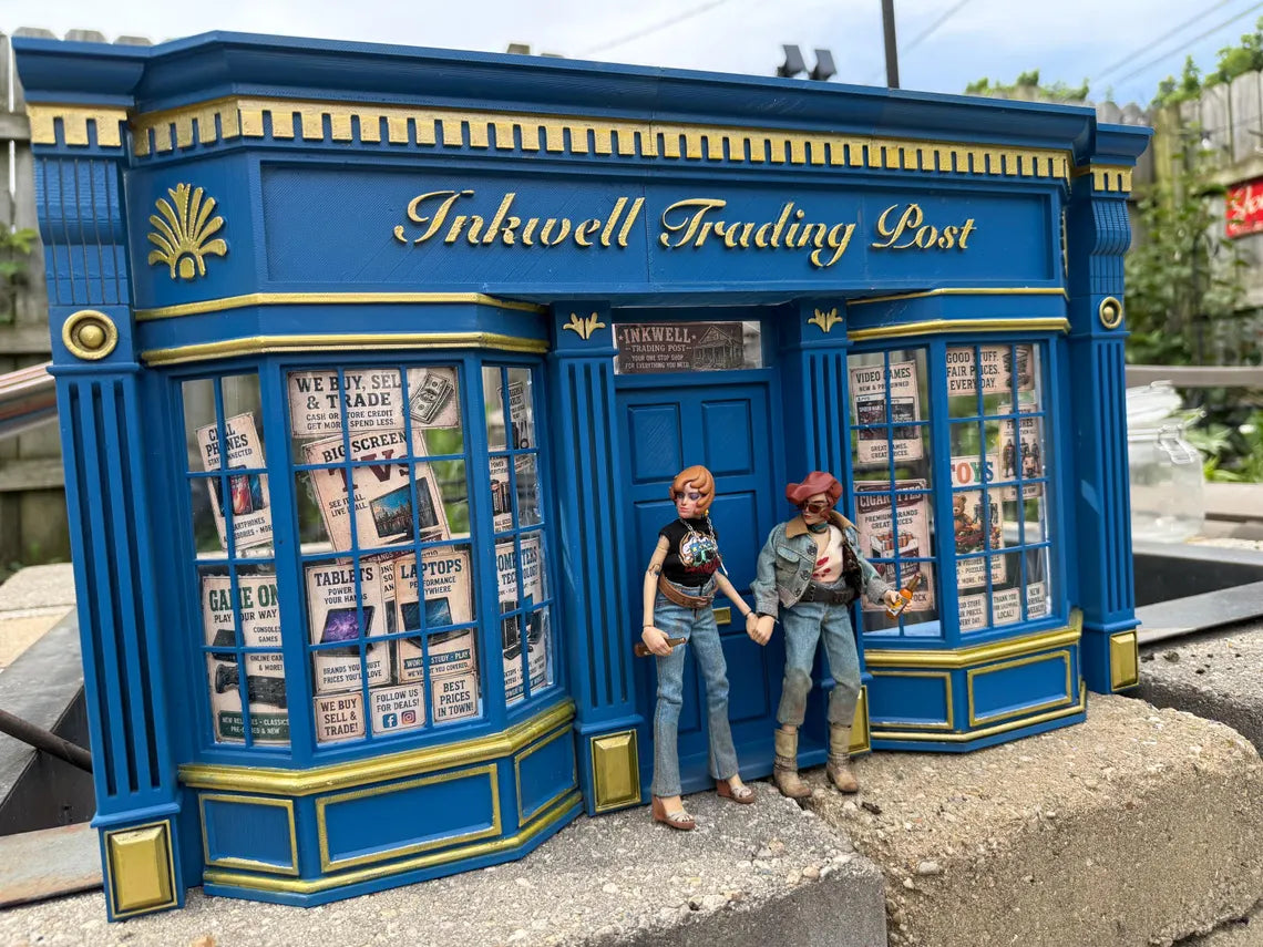 Inkwell Trading Post 1:12 scale Diorama