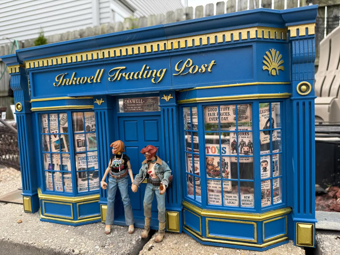 Inkwell Trading Post 1:12 scale Diorama